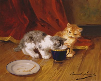 Tea-time by Alphonse Marie de Neuville